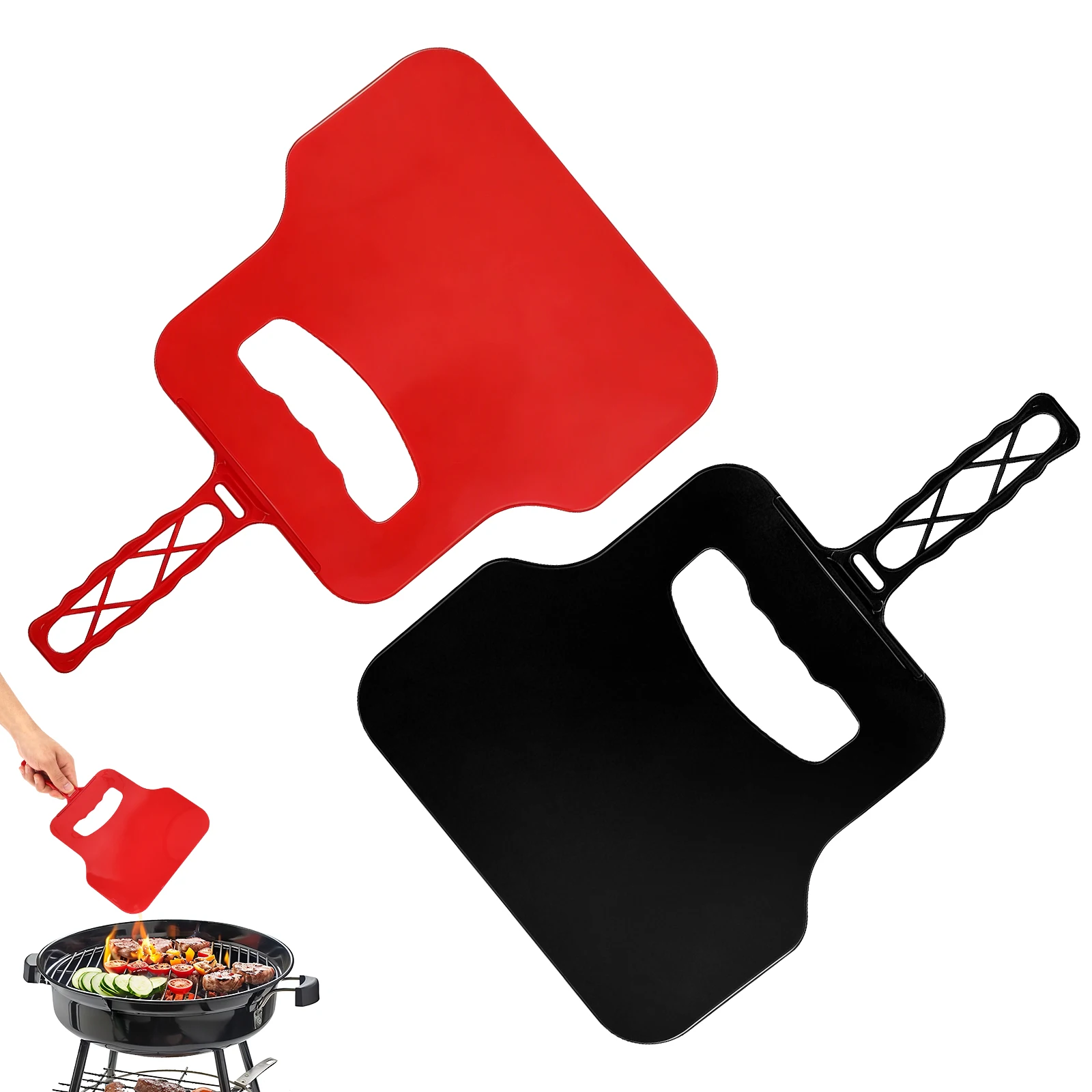 Camping Cooking Fire - Manueller Windmacher aus Kunststoff, tragbares Feueranzünder-Werkzeug