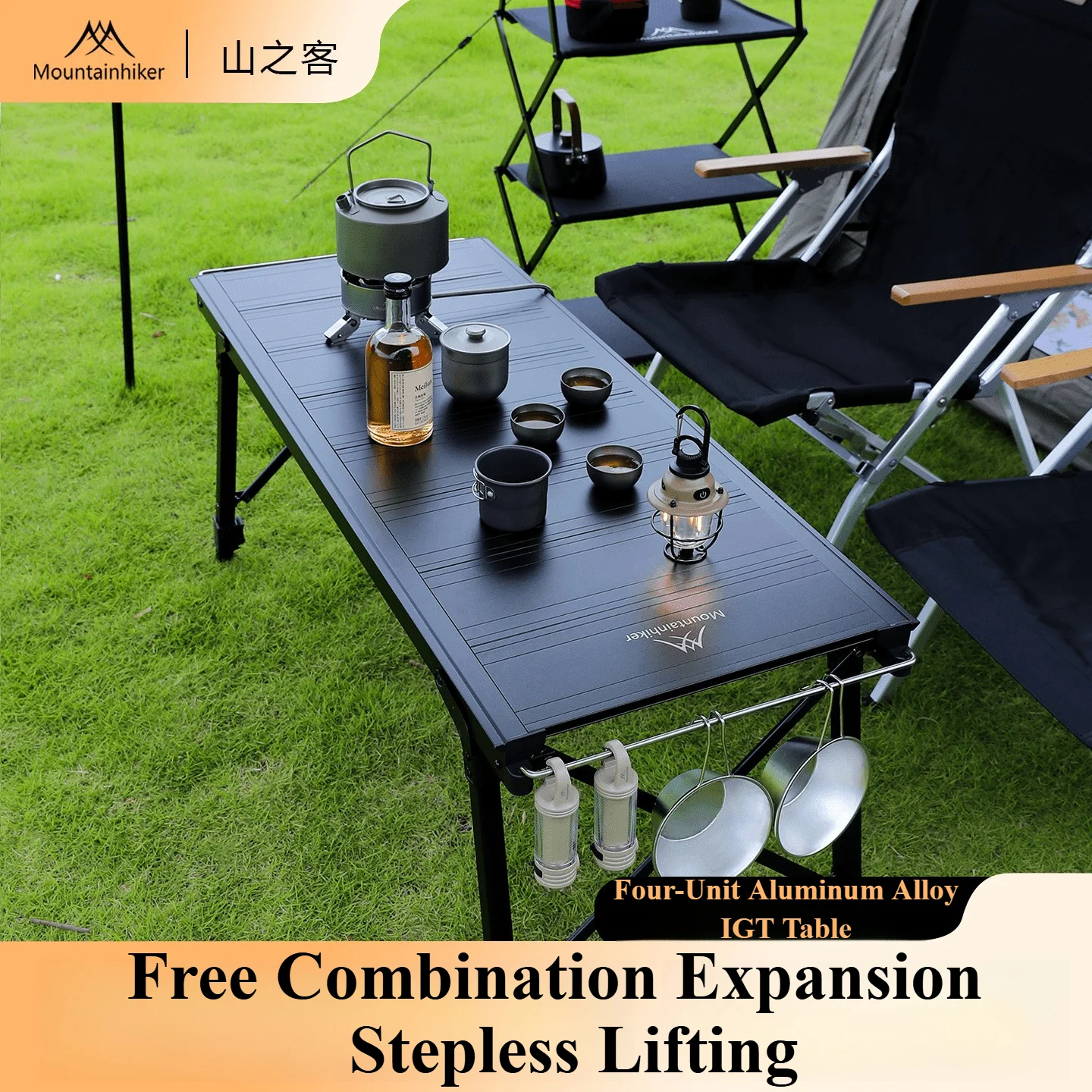 Camping Cooking Gazebo - Mountainhiker Camping Klapplift Abnehmbare Multi-Einheit IGT