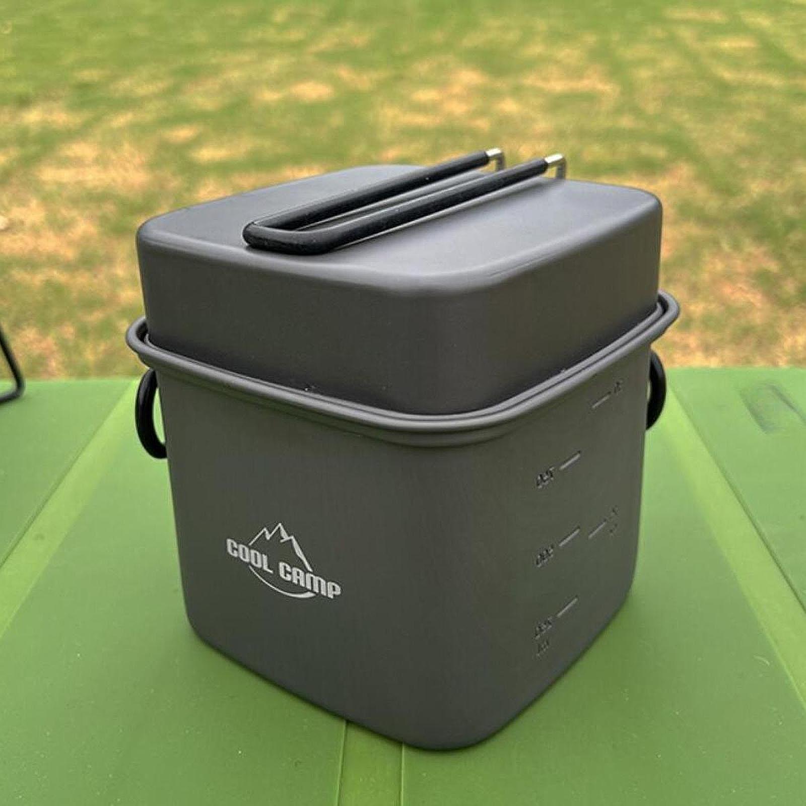 Camping Cooking Sets - Camping-Kochgeschirr-Set Bratpfanne Reise-Leichtgewicht Camping Wandern BBQ