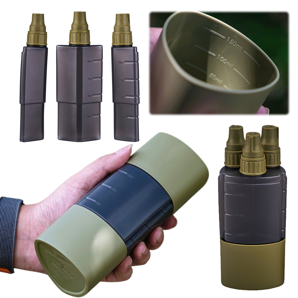 Camping Cooking Bundle - 3-in-1 Outdoor Camping Gewürzspender Flasche BBQ