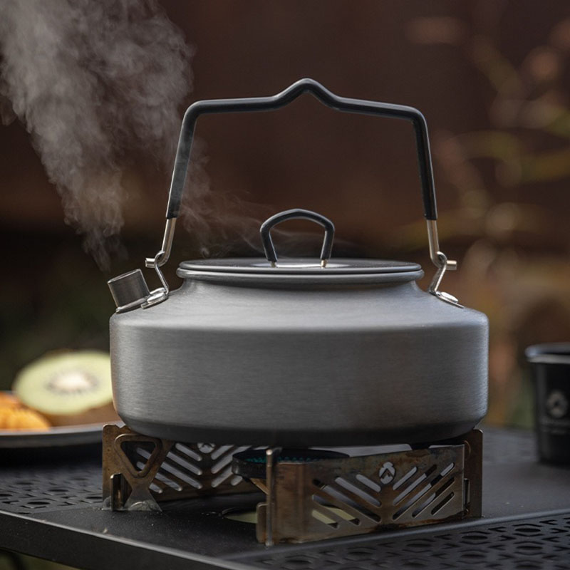 Camping Cooking Kettle - S2000 Campingkessel für Outdoor-Kochen, Wasserkochen, Tee-