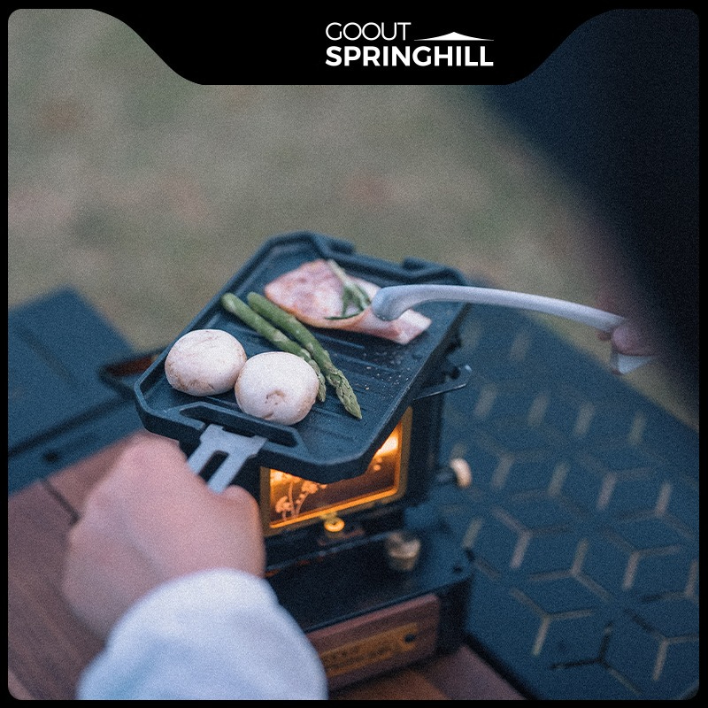 Camping Cooking Heater - COOUT SPRINGHILL Outdoor Mini-Grillpfanne Leichter Camping