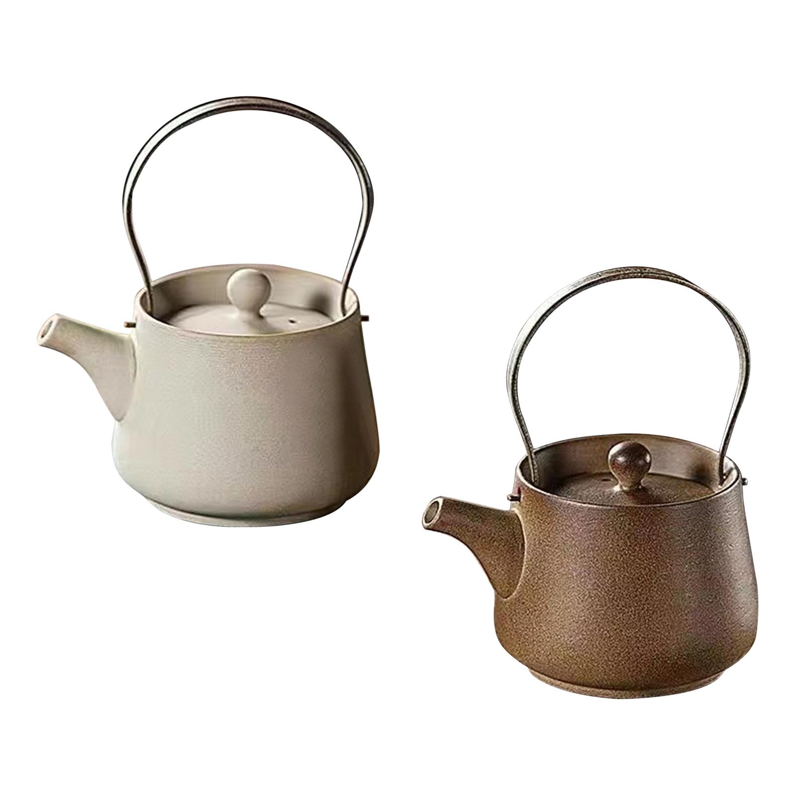 Camping Cooking Tin - 200 ml Keramik-Teekanne, Bauernhaus-Tee-Ei, Teekocher, Wasserkocher