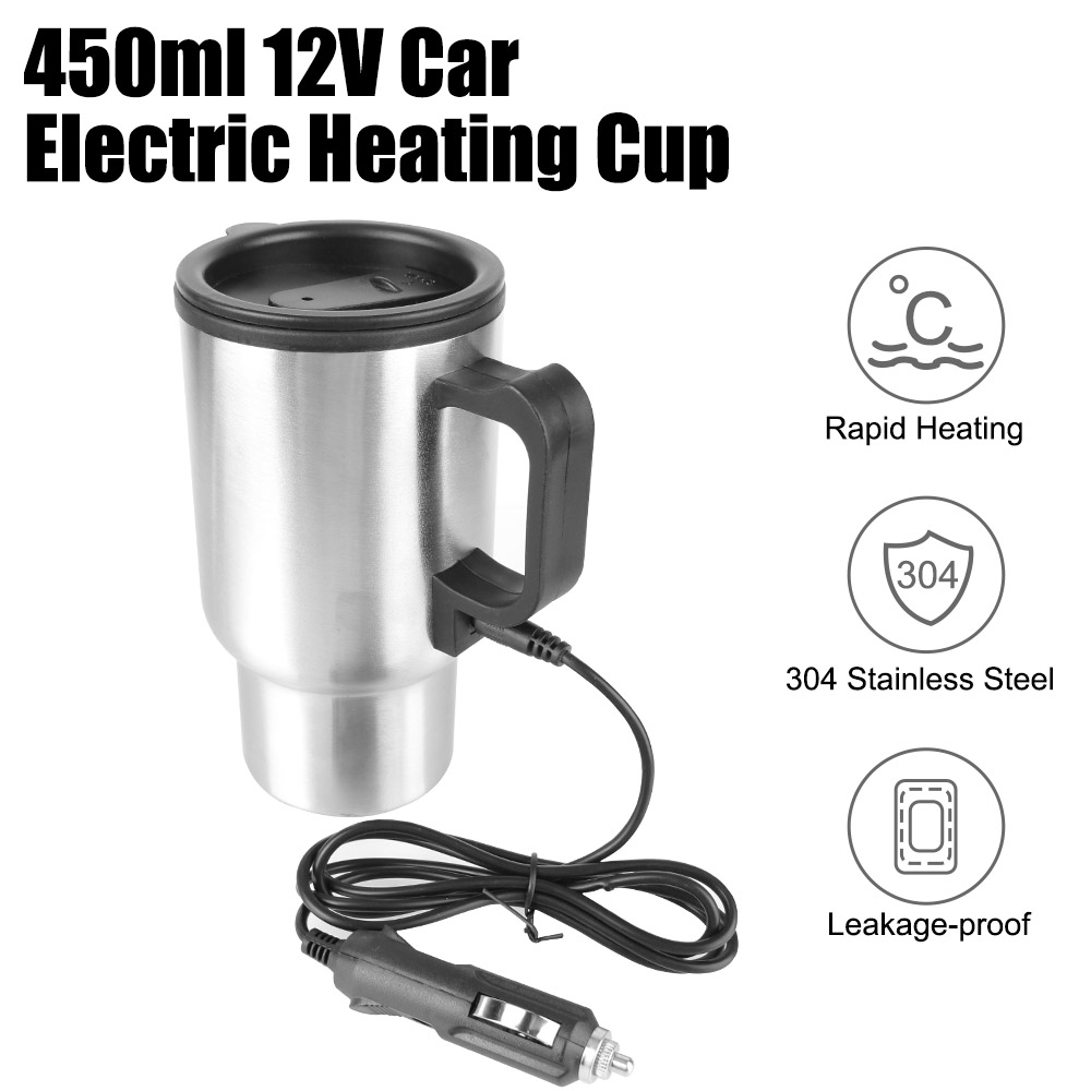 Camping Cooking Tin - 12v 450ml elektrische Heizung Auto Wasserkocher