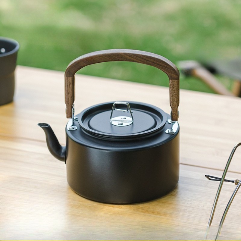 Camping Cooking Kettle - 1,2 l leichter Camping-Wasserkocher aus Aluminiumlegierung