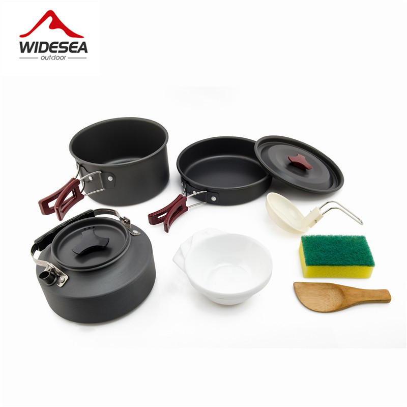 Camping Cooking Bundle - Widesea Camping Kochgeschirr Set Im Freien