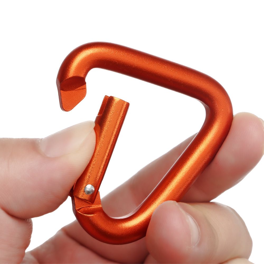 Camping Cooking Tin - Dreieck/Quadrat Bunte Karabiner Outdoor Camping Wandern