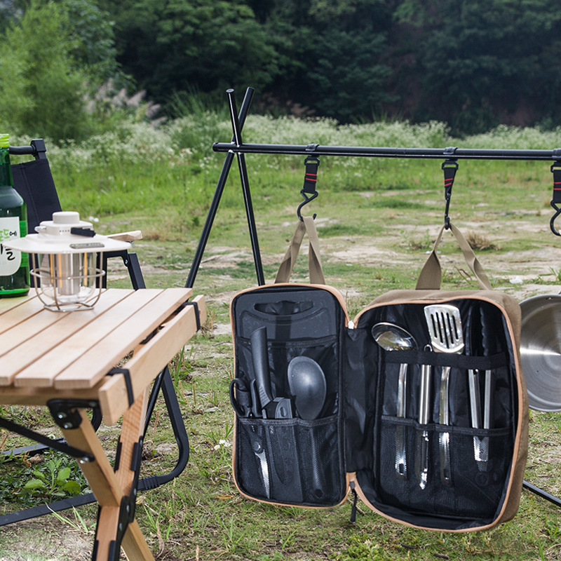 8-teiliges Camping-Kochgeschir – Camping Cooking Set With Bag Bewertung und Preis