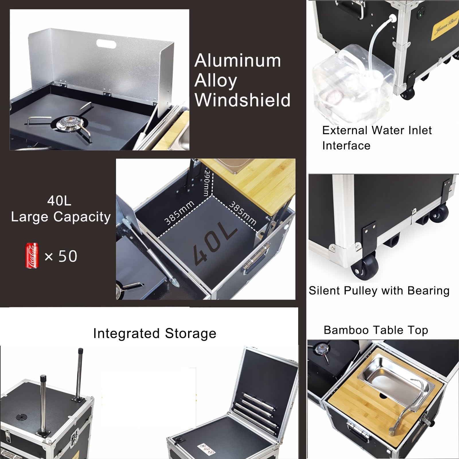Outdoor-Camping-Kochset, Mobil – Camping Cooking Box Set Bewertung und Preis