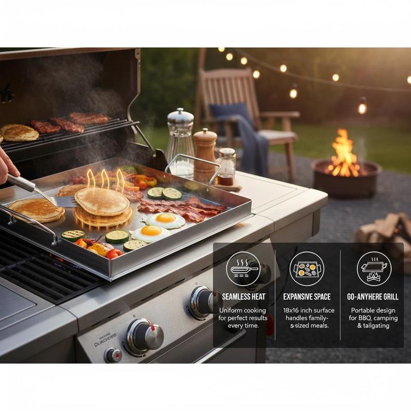 Universelle Flachgrillplatte 1 – Camping Cooking Sets Bewertung und Preis