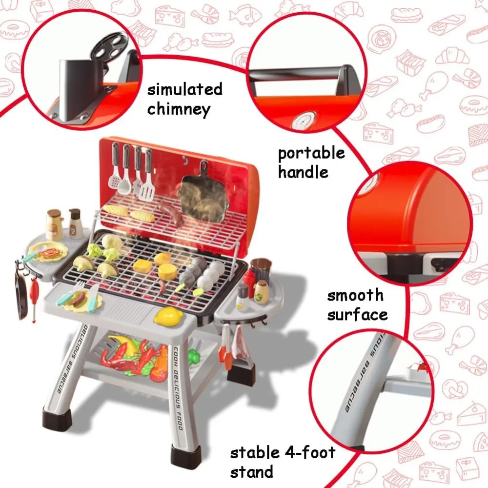 Barbecue-Grill-Spielzeug-Set f – Camping Cooking Kids Bewertung und Preis