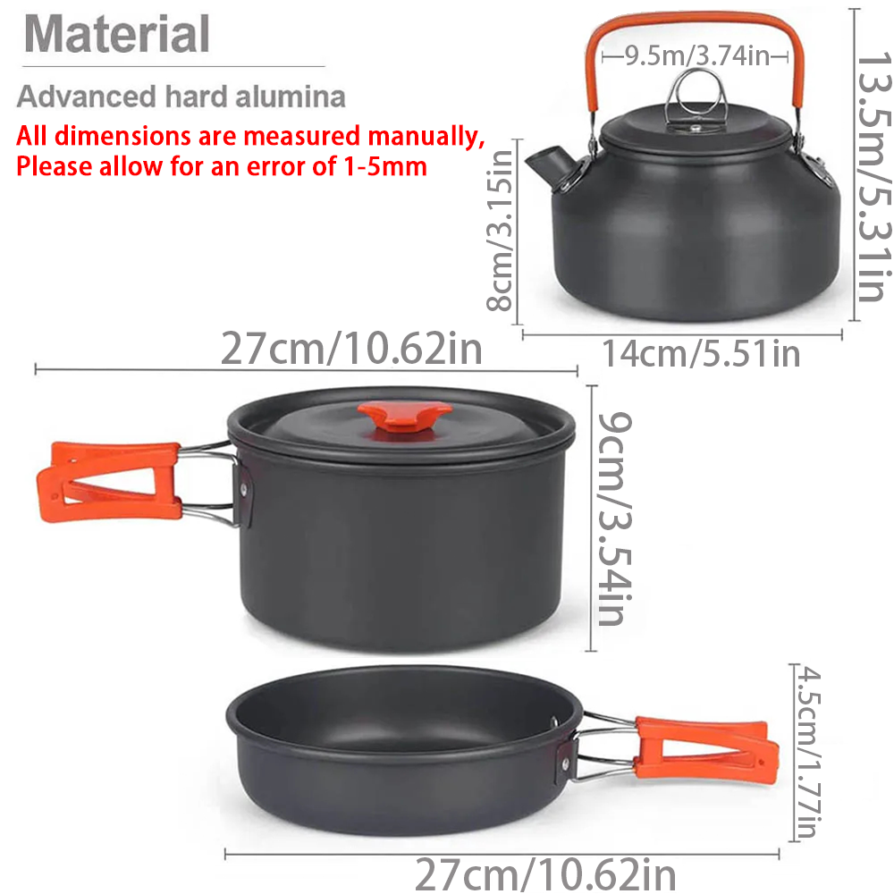 1 stücke/1 satz Camping Kochge – Camping Cooking Set With Bag Bewertung und Preis