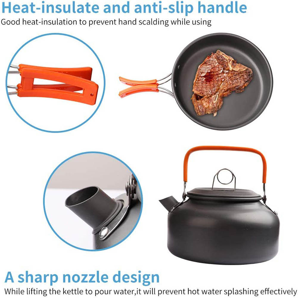 1 stücke/1 satz Camping Kochge – Camping Cooking Set With Bag Bewertung und Preis