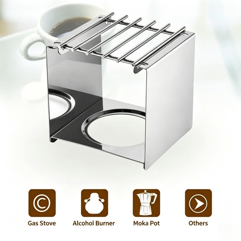 Quadratischer Kaffeekocherstän – Camping Cooking Tin Bewertung und Preis
