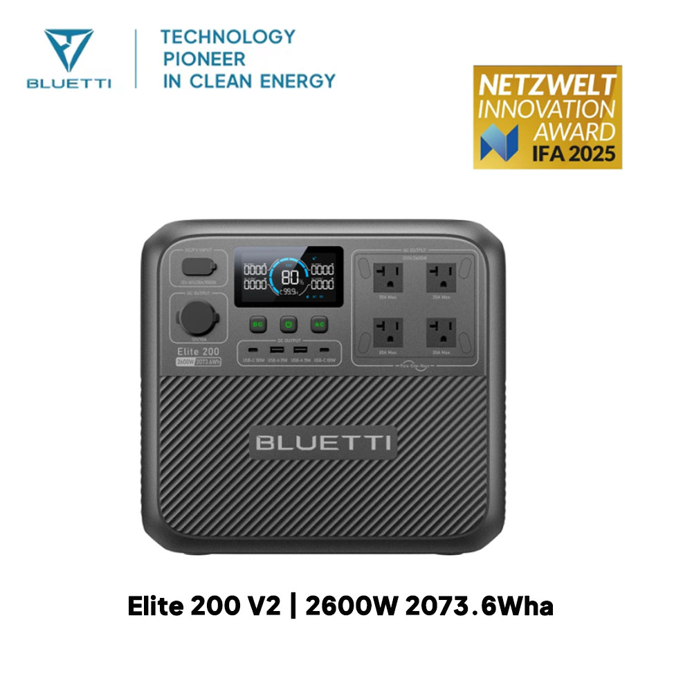 【Renew】BLUETTI Elite 200 V2 Tr – Camping Cooking Heater Bewertung und Preis