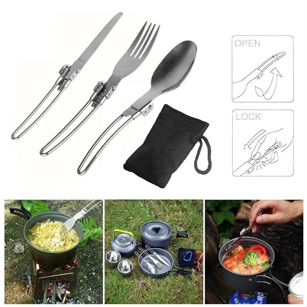 1Set Outdoor Camping Picknick  – Camping Cooking Set With Bag Bewertung und Preis