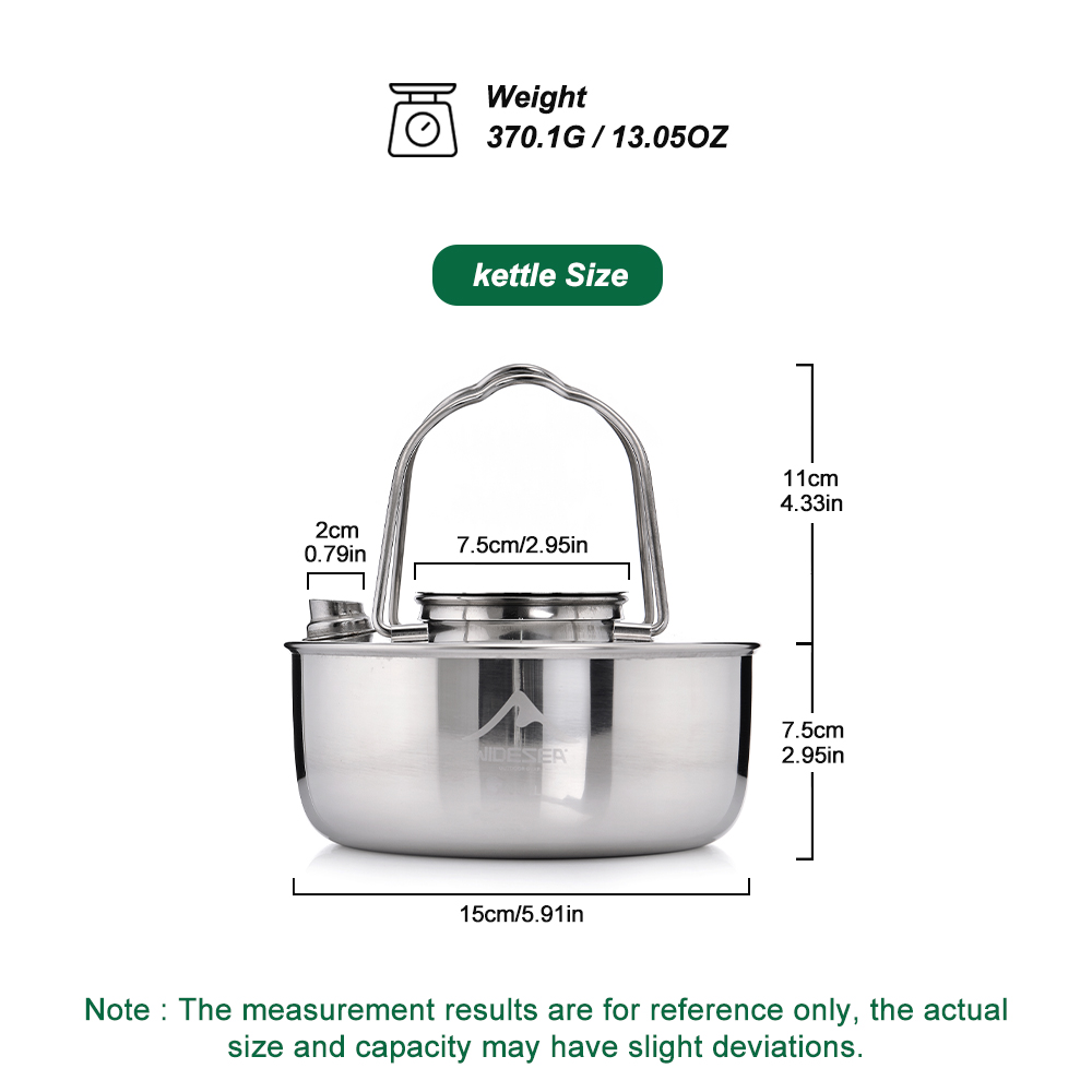 Wideea Camping Outdoor 2.0l ss – Camping Cooking Kettle Bewertung und Preis