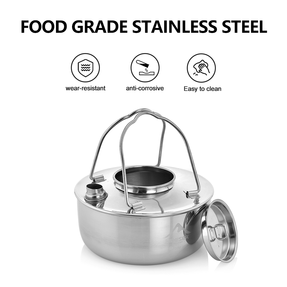 Wideea Camping Outdoor 2.0l ss – Camping Cooking Kettle Bewertung und Preis