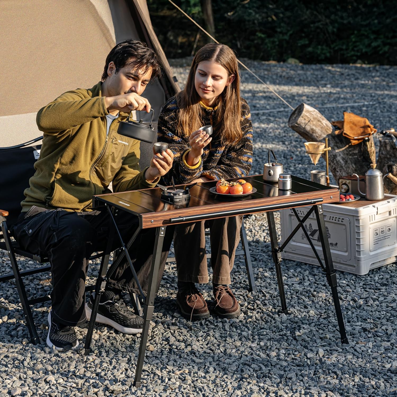 Höhenverstellbarer Campingtisc – Camping Cooking System Bewertung und Preis