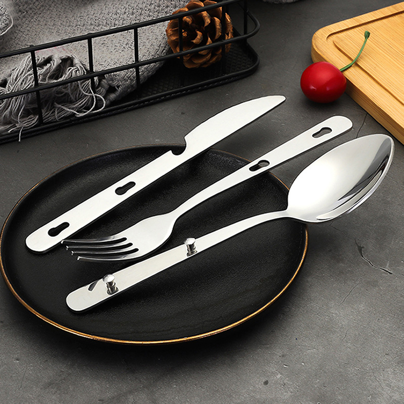 3 teile/satz Tragbare Edelstah – Camping Cooking Bundle Bewertung und Preis