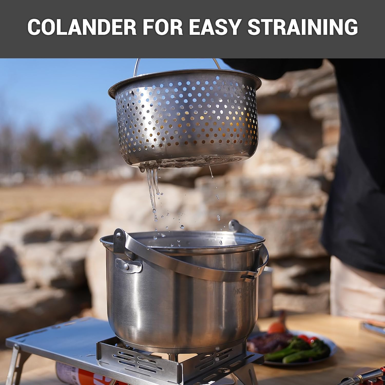 304 Edelstahl Camping-Kochgesc – Camping Cooking Kettle Bewertung und Preis