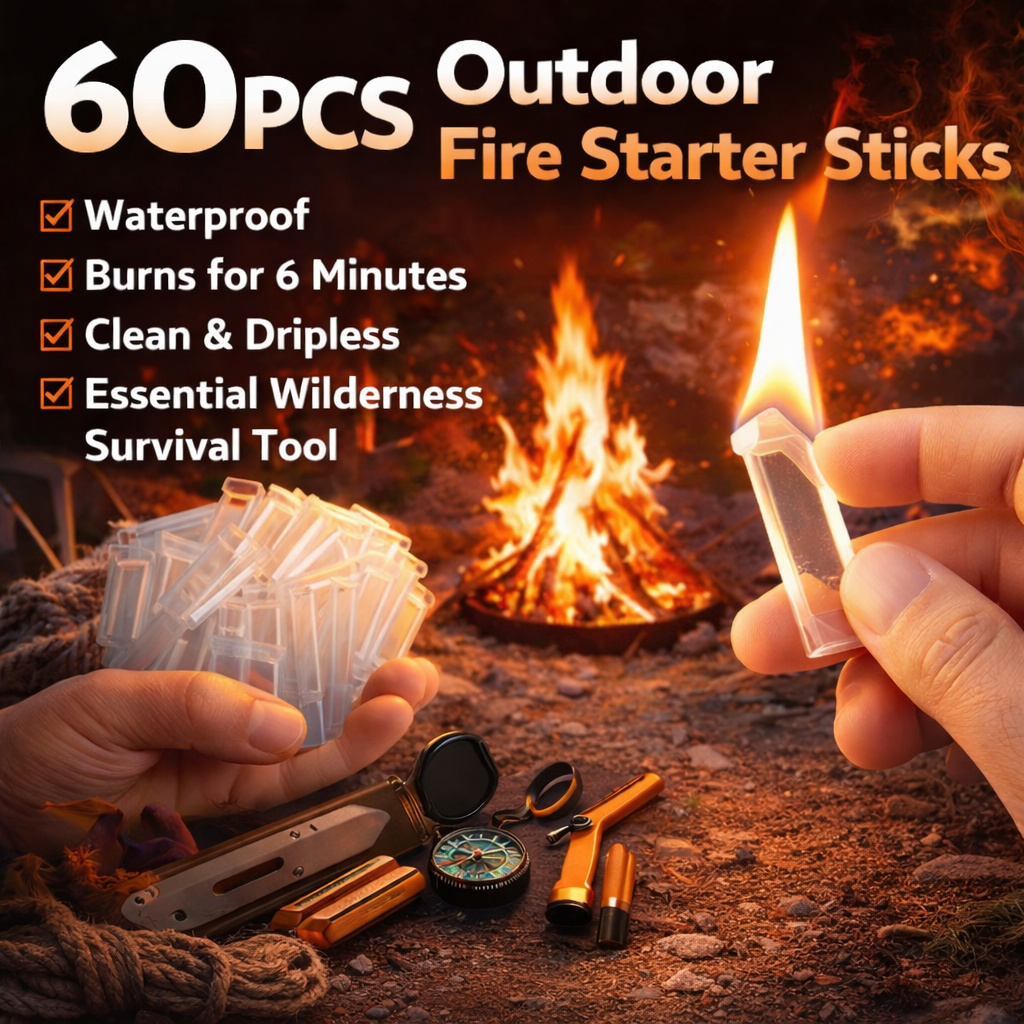 60 Stück Wasserdichte Feueranz – Camping Cooking Fire Bewertung und Preis