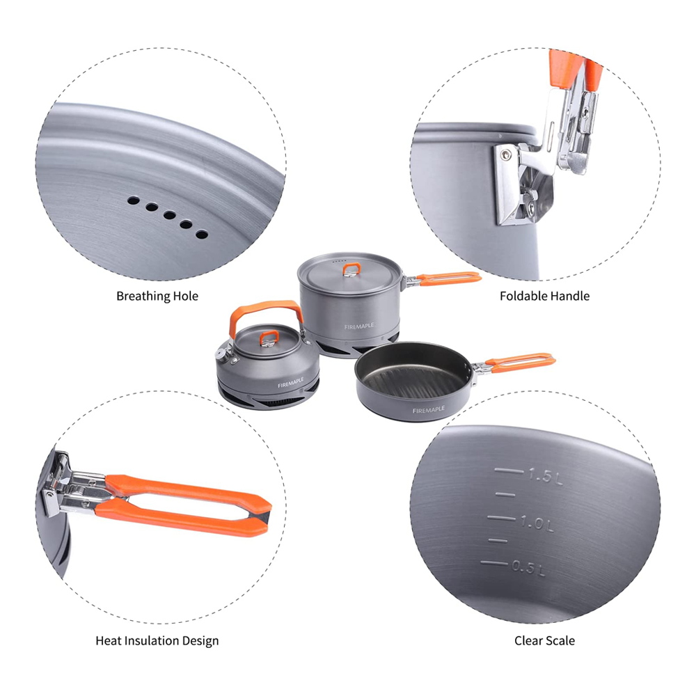 Fire Maple Camping Kochgeschir – Camping Cooking Kettle Bewertung und Preis