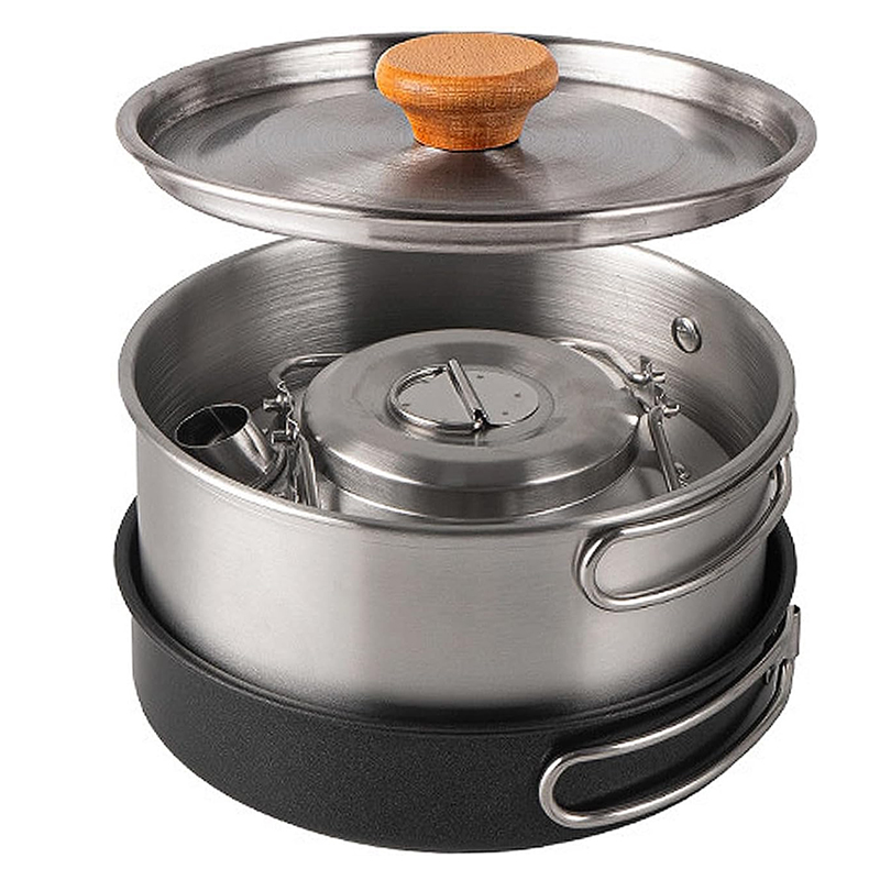 Hochwertiges 304 Edelstahl Cam – Camping Cooking Kettle Bewertung und Preis