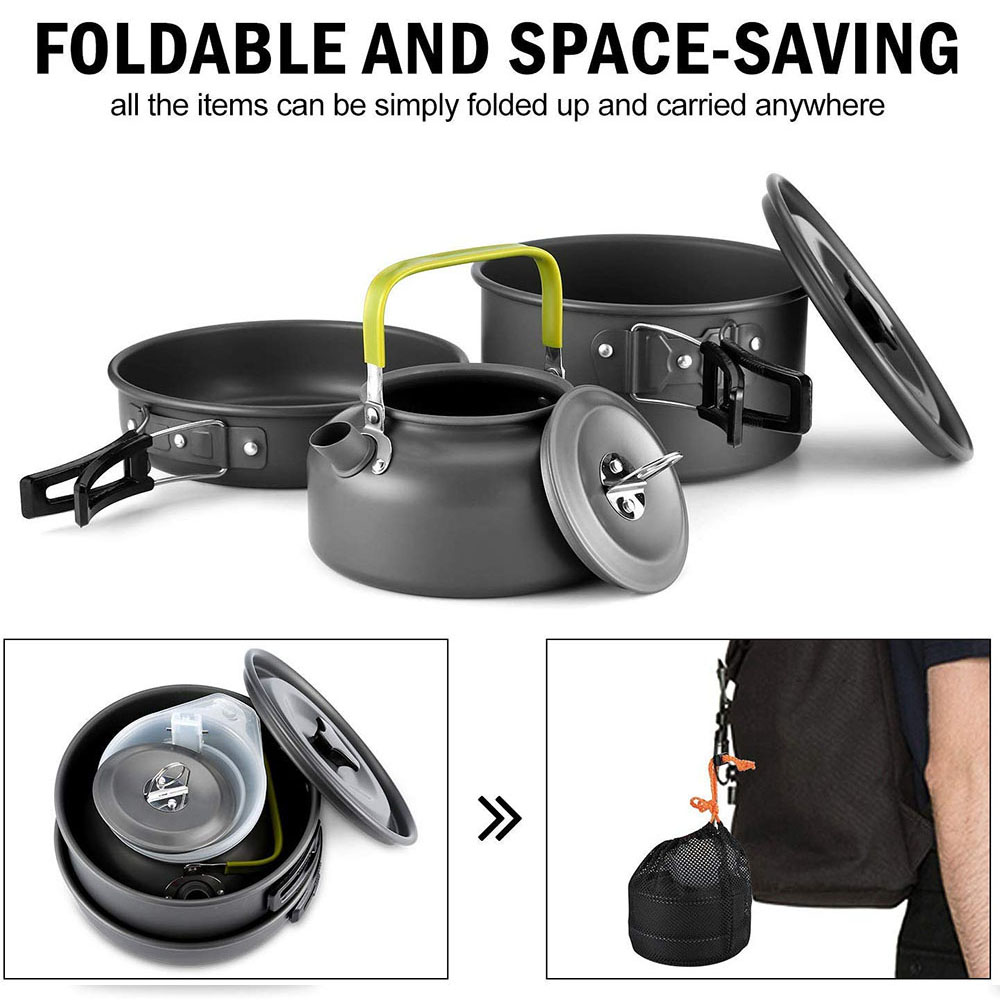 Outdoor-Camping-Kochgeschirr-S – Camping Cooking Sets Bewertung und Preis